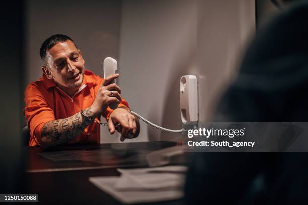 Inmate Calling Service Prisoner Phone Call Photos and Premium High Res Pictures - Getty Images