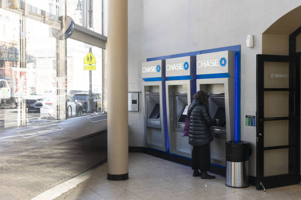 NY: A JPMorgan Chase Bank Branch Ahead Of Earnings