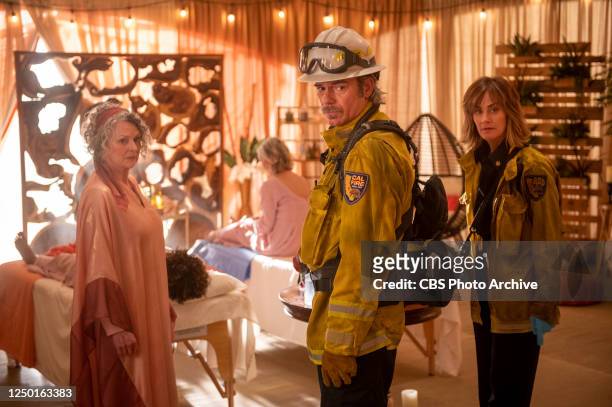 Watch Your Step The station 42 crew responds to an out-of-control blaze at a wellness retreat, and the third rock crew tries to protect one of their...