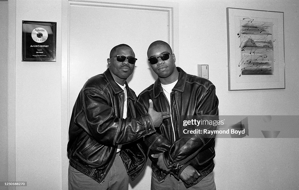 Singers Deron Irons and Darryl Gerdine of Guesss poses for photos at... News Photo Getty Images