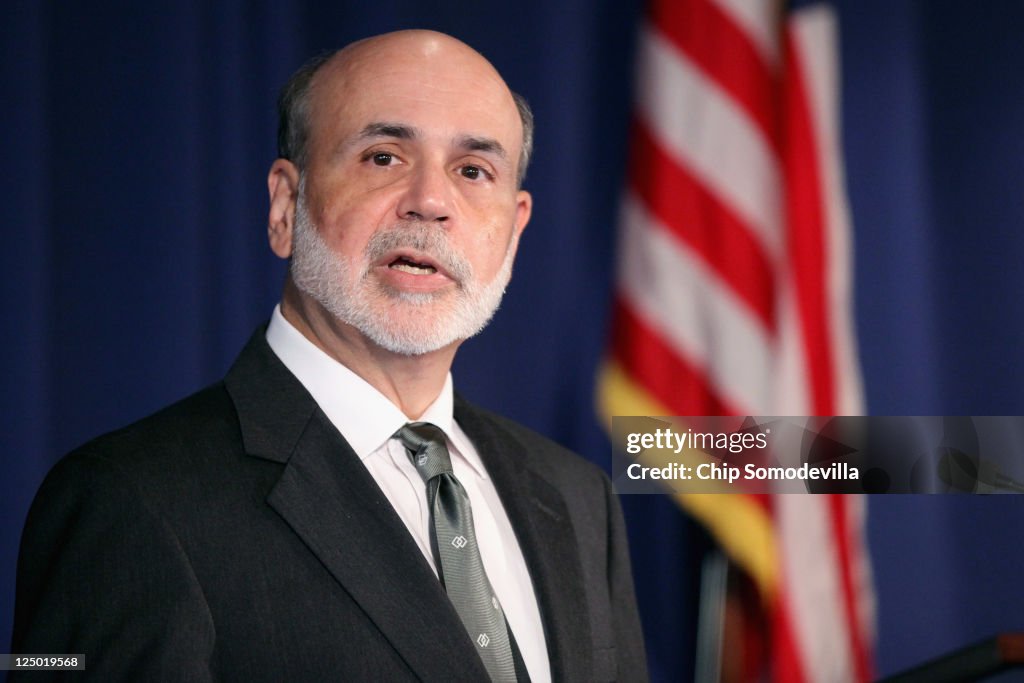 Fed Chair Ben Bernanke Speaks At Conference On Systemic Risk