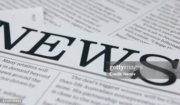 newspaper headlines concept - newspaper article stock pictures, royalty-free photos & images