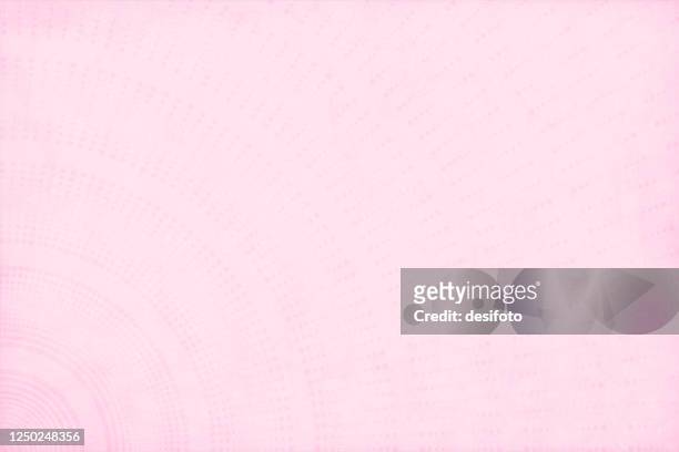 pastell rosa gefärbt gepunktet und gestreiftdesign grunge-effekt strukturiertsunburst hintergrund - spotting stock-grafiken, -clipart, -cartoons und -symbole
