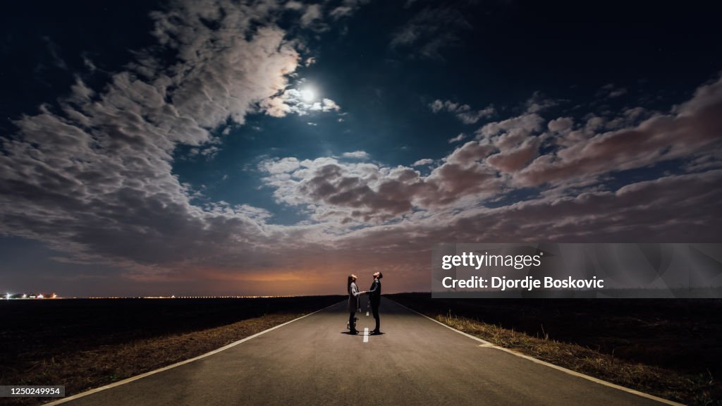 Couple Watching Stars