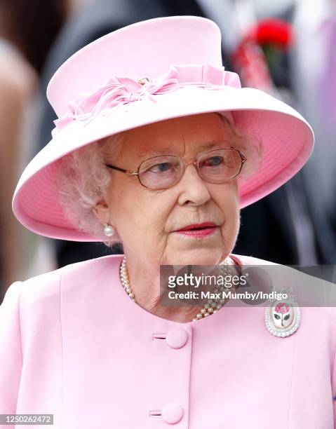 Queen Elizabeth II attends day 2 of Royal Ascot at Ascot Racecourse on June 20, 2012 in Ascot, England.