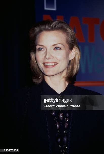 Actress Michelle Pfeiffer attends the 1994 NATO/ShoWest Convention at Bally's Hotel & Casino in Las Vegas, Nevada, 9th March 1994.