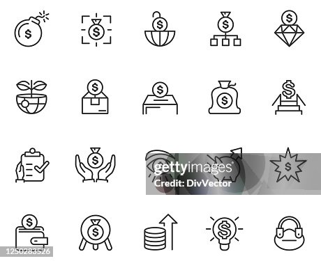 Finance icon set Finance icon set