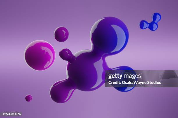 multicolor blobs - 球体　cg ストックフォトと画像