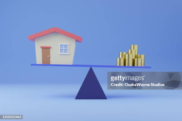 cost of housing - problème de logement photos et images de collection