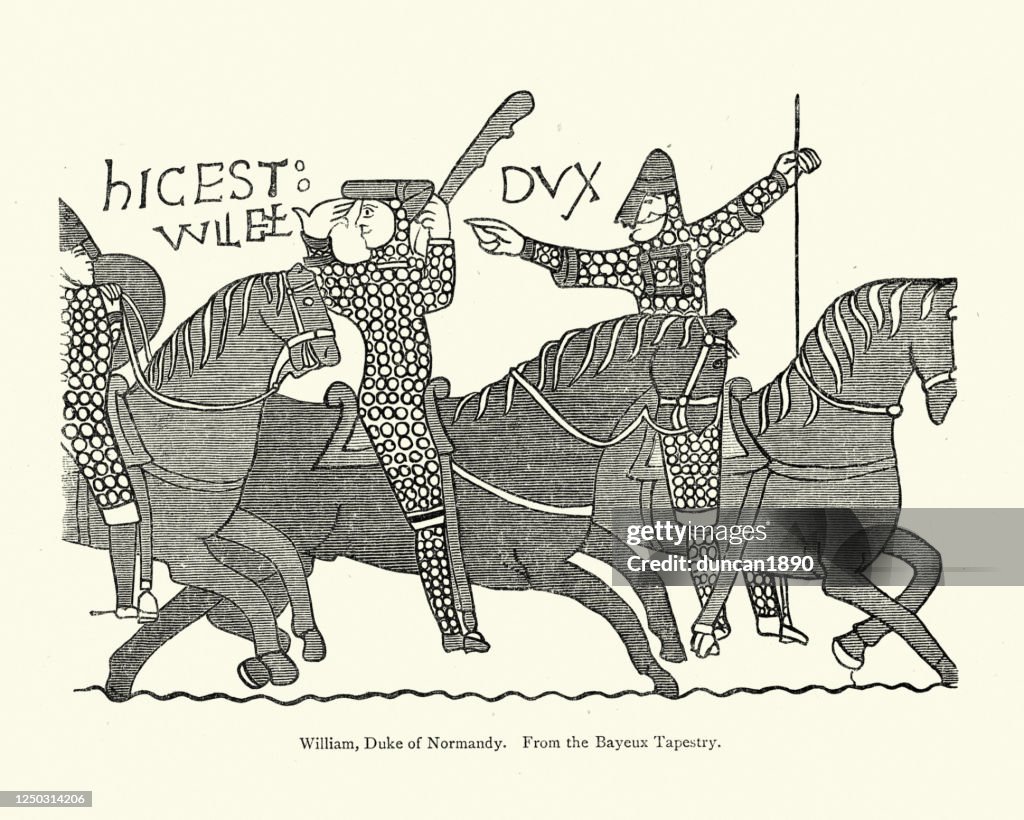 William, Duke of Normandy, from Bayeux tapestry