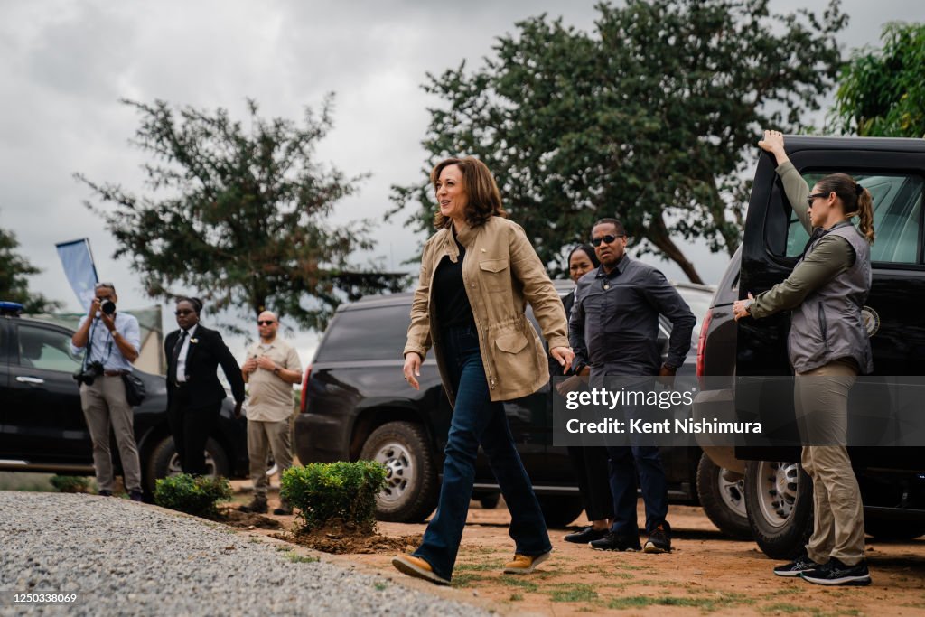 Panuka Vice President Kamala Harris vists Panuka Farm on Saturday, April 1 ...