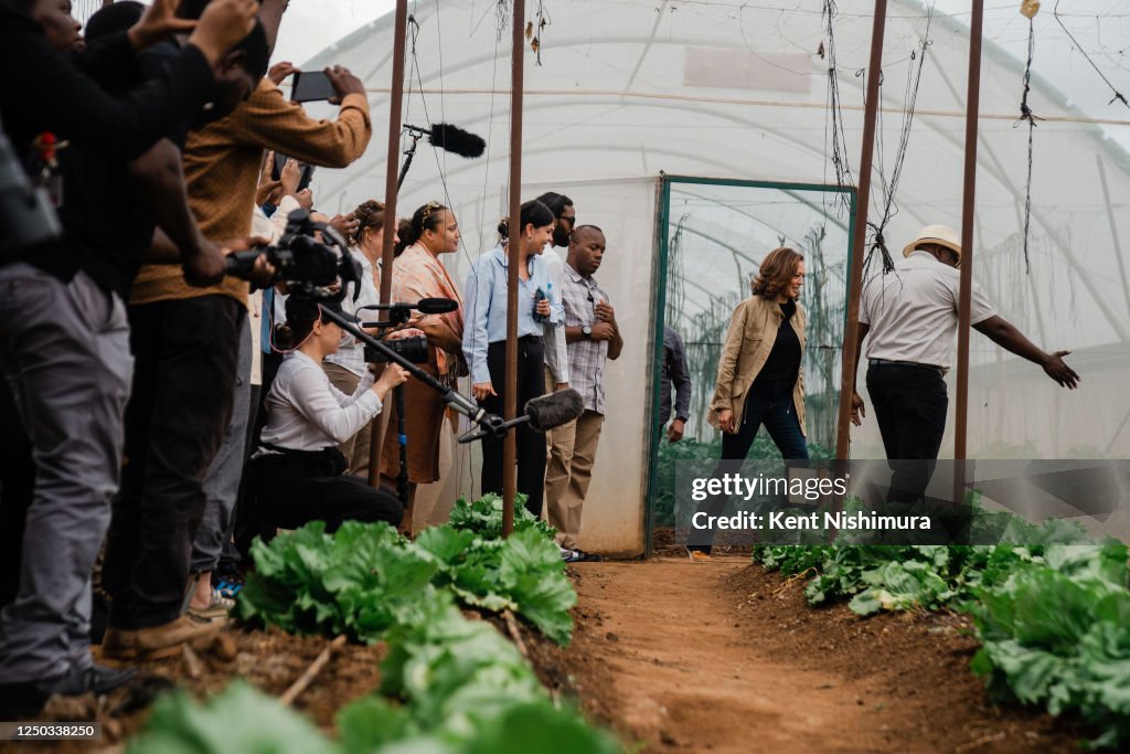 Panuka Vice President Kamala Harris vists Panuka Farm on Saturday, April 1 ...