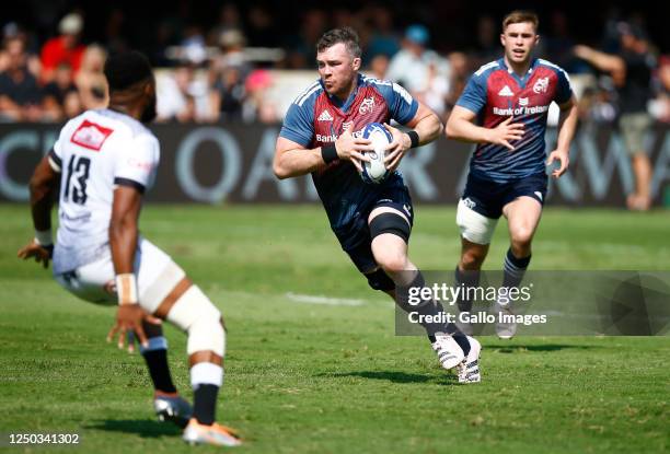 Peter O'Mahony of Munster Rugby during the Heineken Champions Cup, round of 16 match between Cell C Sharks and Munster Rugby at Hollywoodbets Kings...