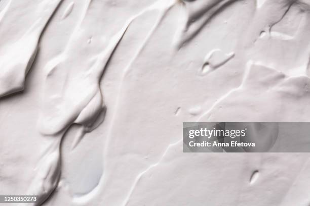 white cosmetic texture - clay foto e immagini stock