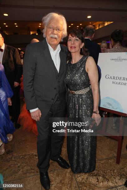 Carlo von Tiedemann and Julia von Tiedemann during the Blauer Ball at Grand Elysee Hamburg Hotel on April 1, 2023 in Hamburg, Germany.