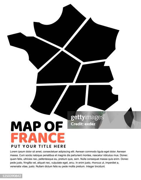 france map on page design - cannes map stock illustrations