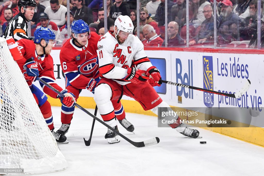Carolina Hurricanes Edge Montreal Canadiens Jordan Staal How the High Press Broke the Defense