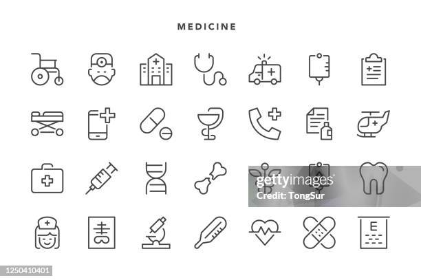 medicine icons - orthopedic doctor stock illustrations