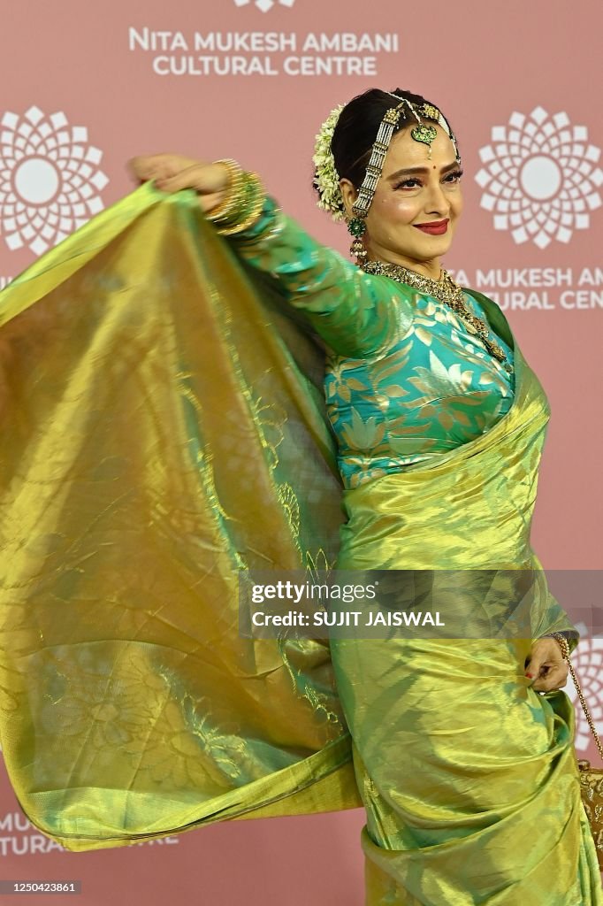 Kc Rekha In this picture taken on April 1 Bollywood actress Rekha poses for ...
