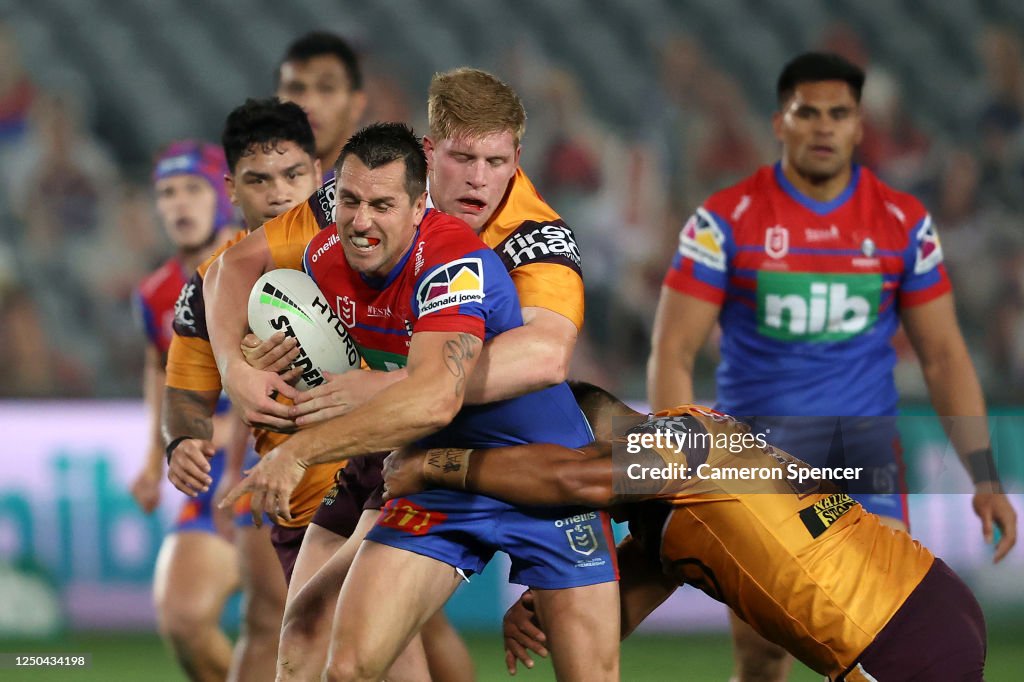 NRL Rd 6 - Knights v Broncos