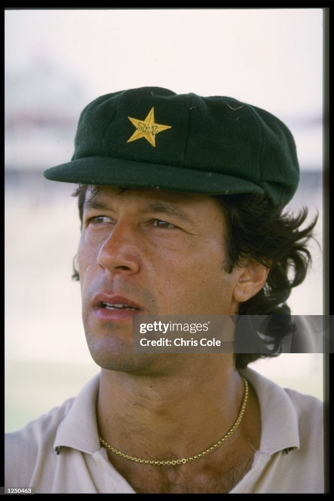 Pakistan captain Imran Khan