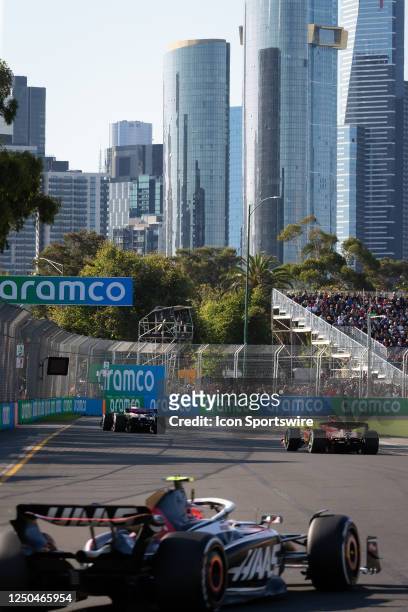 View of the city during The Australian Formula One Grand Prix Race on April 02 at The Melbourne Grand Prix Circuit in Albert Park, Australia.