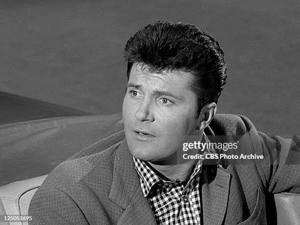 Max Baer, Jr. As Jethro Bodine in THE BEVERY HILLBILLIES episode, "Hair Raising Holiday." Original airdate, October 2, 1963. Image is a frame grab.