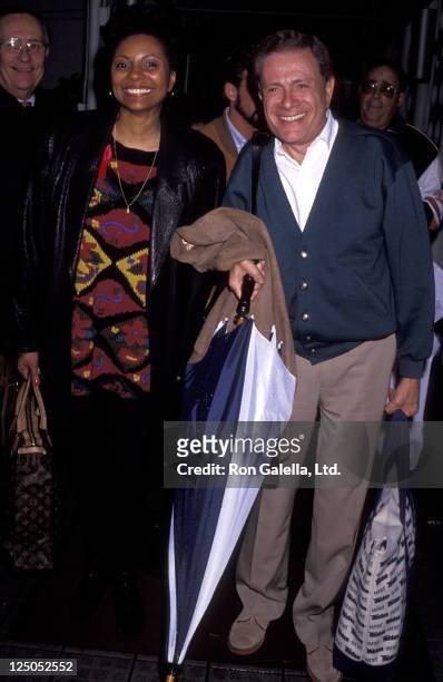 Actress Leslie Uggams and husband Grahame Pratt sighted on October 30, 1992 at the Los Angeles International Airport in Los Angeles, California.