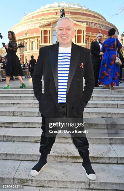Jean-Paul Gaultier attends The Olivier Awards 2023 at Royal Albert Hall on April 2, 2023 in London, England.