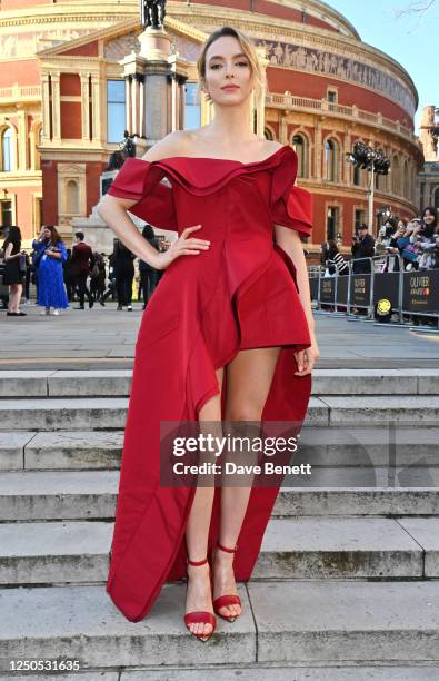 Jodie Comer attends The Olivier Awards 2023 at Royal Albert Hall on April 2, 2023 in London, England.