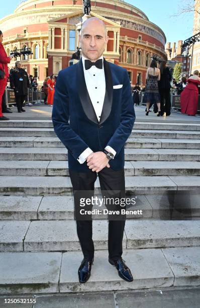 Mark Strong attends The Olivier Awards 2023 at Royal Albert Hall on April 2, 2023 in London, England.