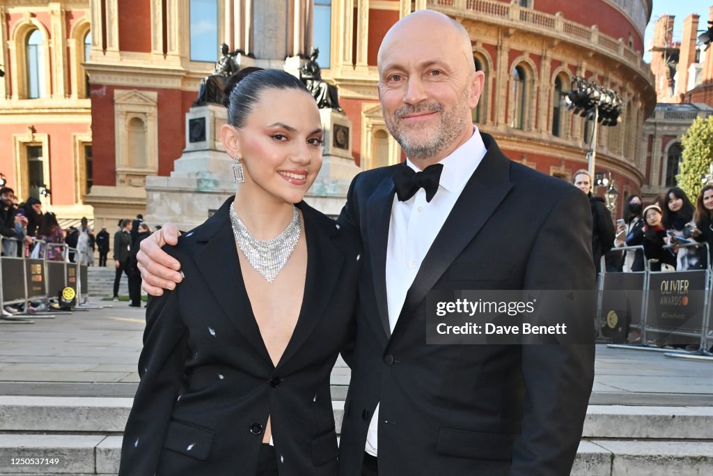 Dafne Keen and Will Keen attend The Olivier Awards 2023 at Royal