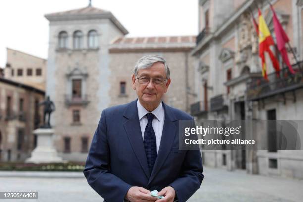 March 2022, Spain, Madrid: Danilo Turk, former president of Slovenia, and actually president of Club de Madrid. Photo: Cesar Luis de Luca/dpa