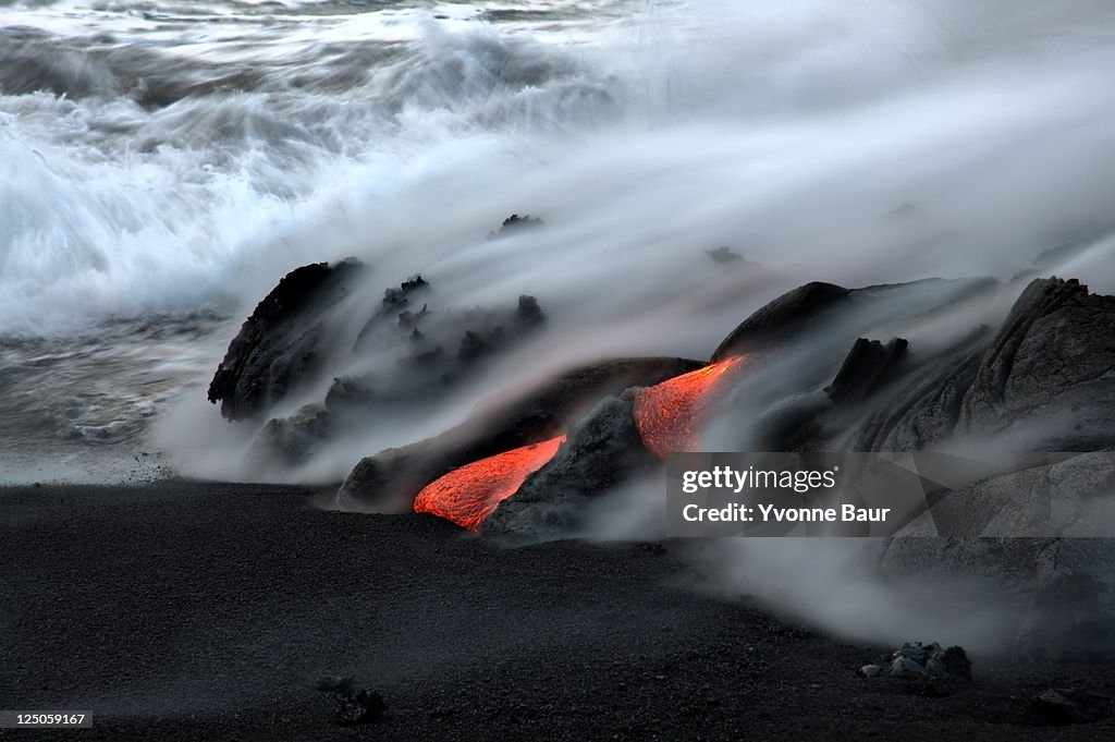 Fire and water at sea