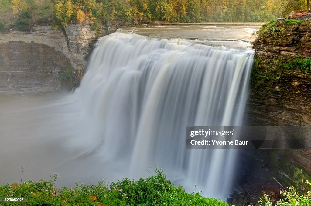 Misty Middle Falls