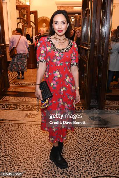 Myleene Klass attends the All England Dance Centenary Gala at the London Coliseum on April 2, 2023 in London, England.