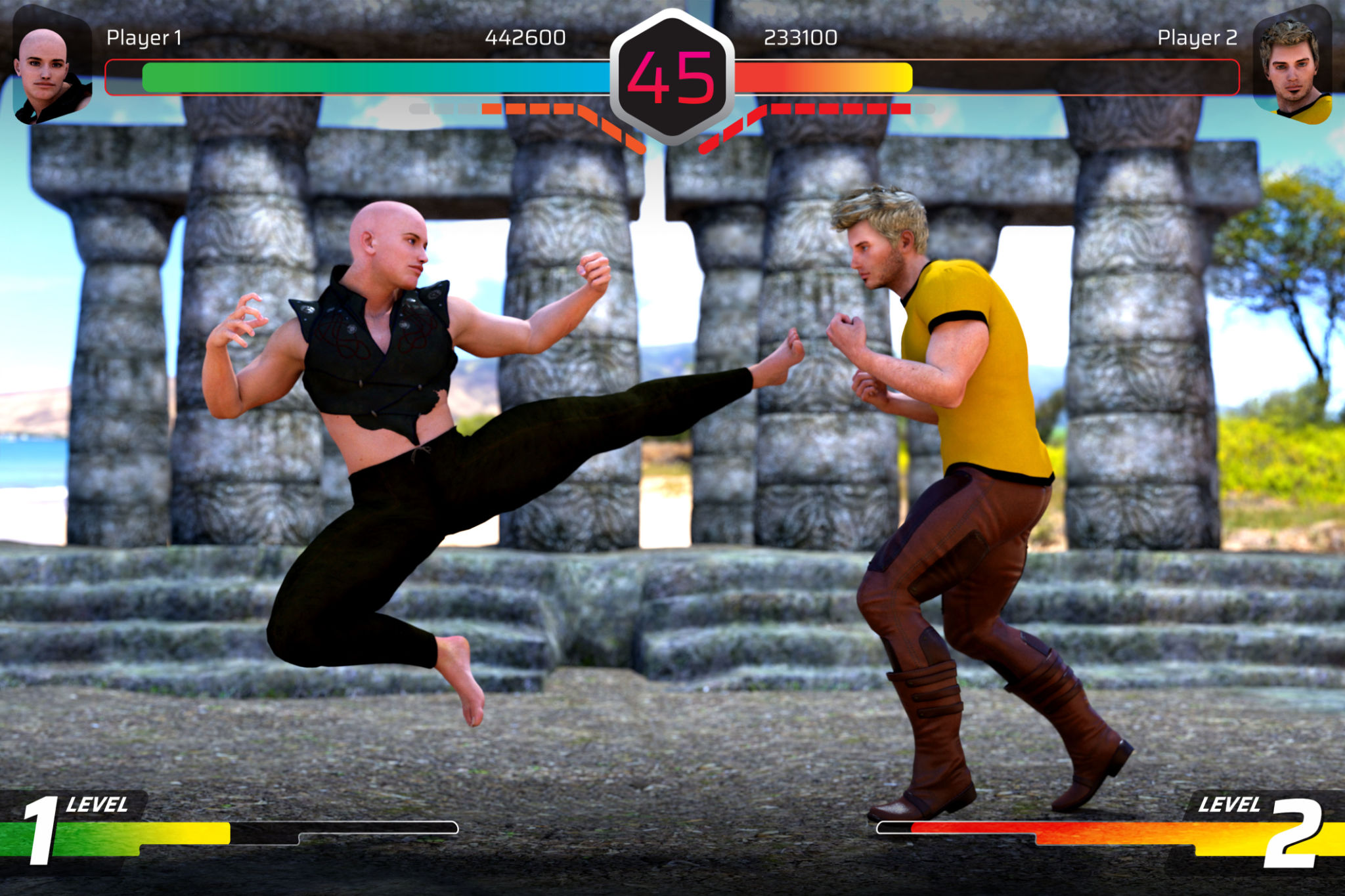 sparring match