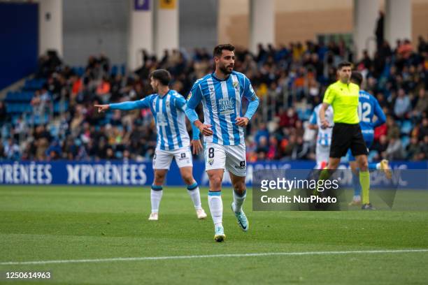 Luis Munoz of Malaga CF looks on during the LaLiga Smartbank match between FC Andorra v Malaga CF at Estadi Nacional in Andorra La Vella, Andorra, on...