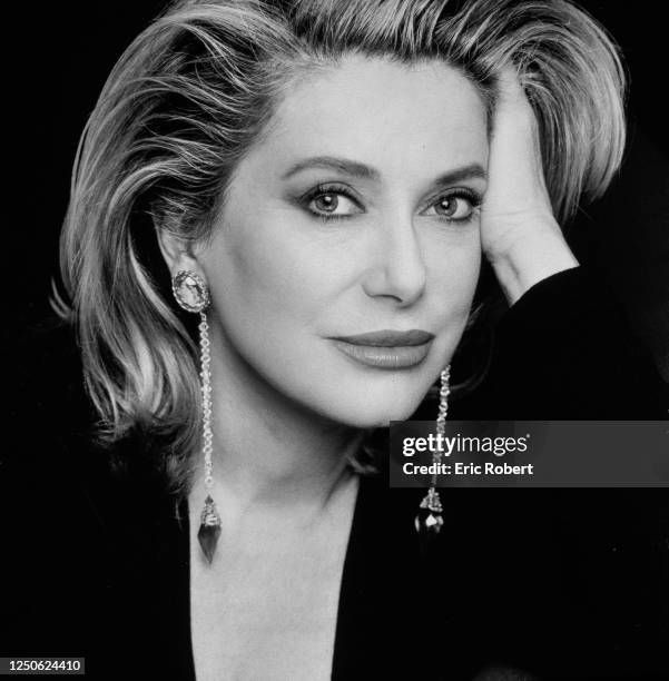 Portrait de l'actrice française Catherine Deneuve.