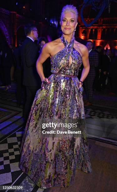 Hannah Waddingham attends The Olivier Awards 2023 after party at the Natural History Museum on April 2, 2023 in London, England.