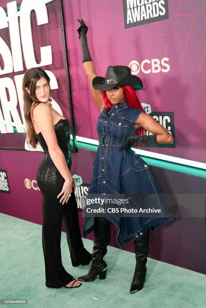 Reyna Roberts and Kendall Brower at the 2023 CMT Music Awards,... News