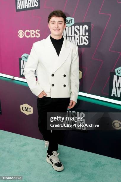 Noah Schnapp at the 2023 CMT Music Awards, broadcasting LIVE from Austin, Texas Moody Center, on Sunday, April 2 on the CBS Television Network and...