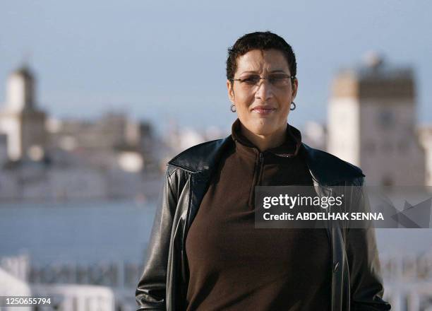 Asma Chaabi, the first-ever Moroccan woman elected mayor, in position since September 2003 in the City Hall of Essaouira, coastal town on the...