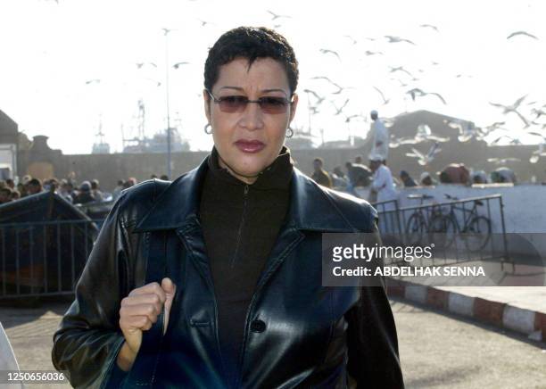 Asma Chaabi, the first-ever Moroccan woman elected mayor, in position since September 2003 in the City Hall of Essaouira, coastal town on the...
