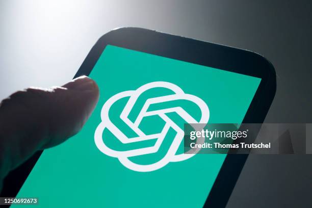 Symbolic photo: The logo of the chatbot ChatGPT from the company OpenAI can be seen on a smartphone on April 03, 2023 in Berlin, Germany.