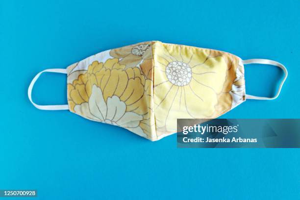 self made face mask - coronavirus croatia stock pictures, royalty-free photos & images