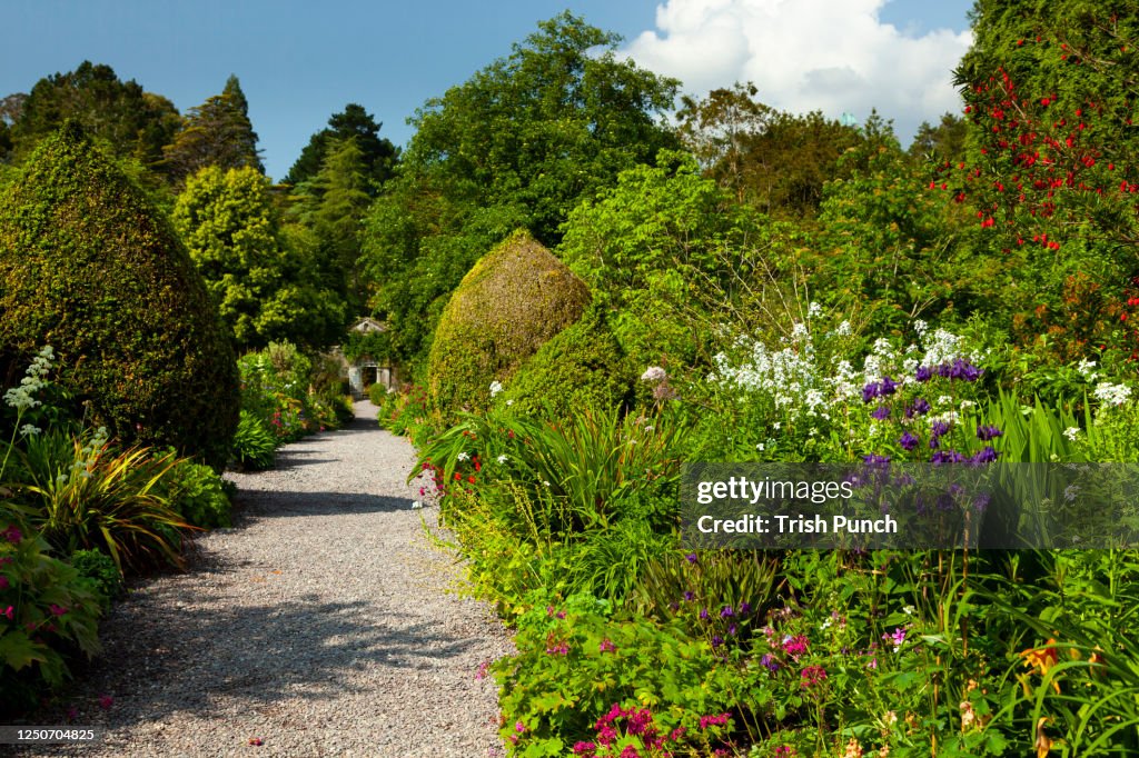 Garnish island or Illnacullin on the Wild Atlantic Way in West Cork in Ireland.