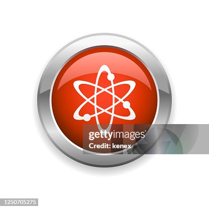 科學原子光澤圖示 科學原子光澤圖示