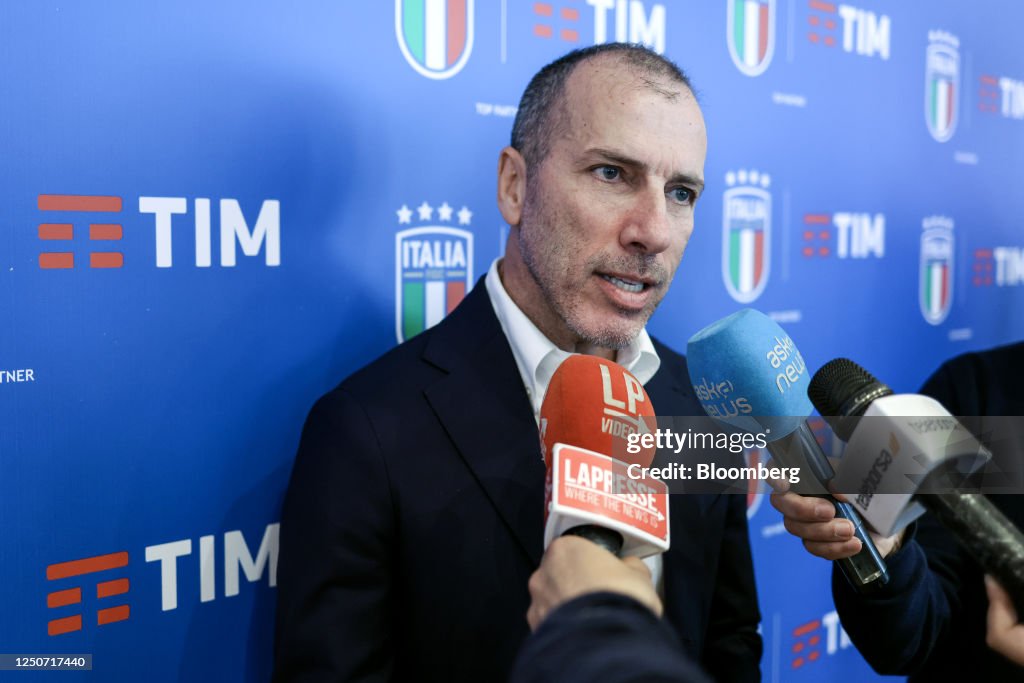 Telecom Italia SpA Chief Executive Officer Pietro Labriola News Conference