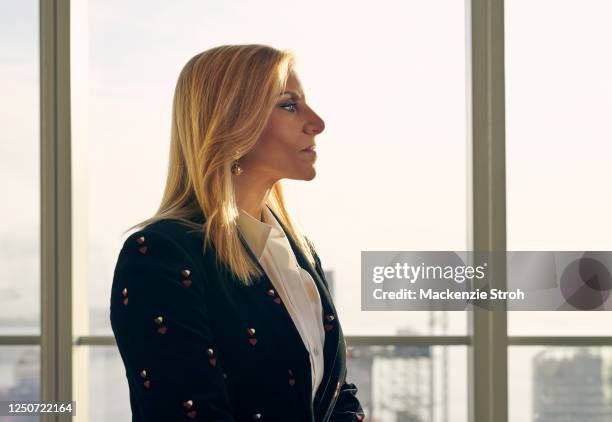 Chief content officer at Spotify, Dawn Ostroff is photographed for Billboard Magazine on November 11, 2019 in New York City.